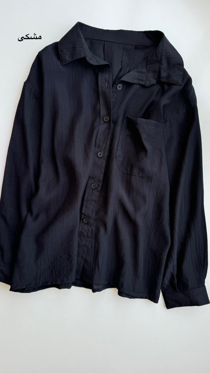 شومیز ریزشی مشکی