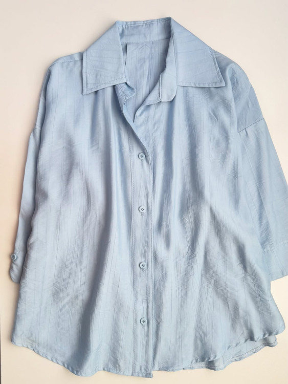 شومیز خنک ابی پاستیلی