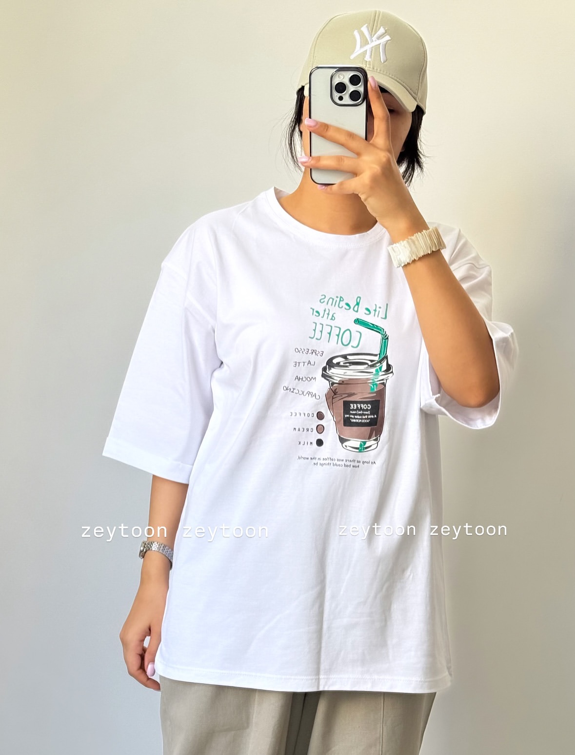 تیشرت لانگ کافی ی