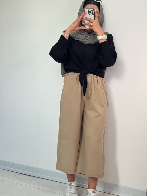 شومیز کراپی مشکی