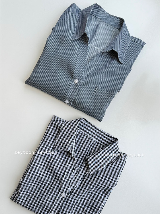 شومیز راه راه شومیز چهار خونه