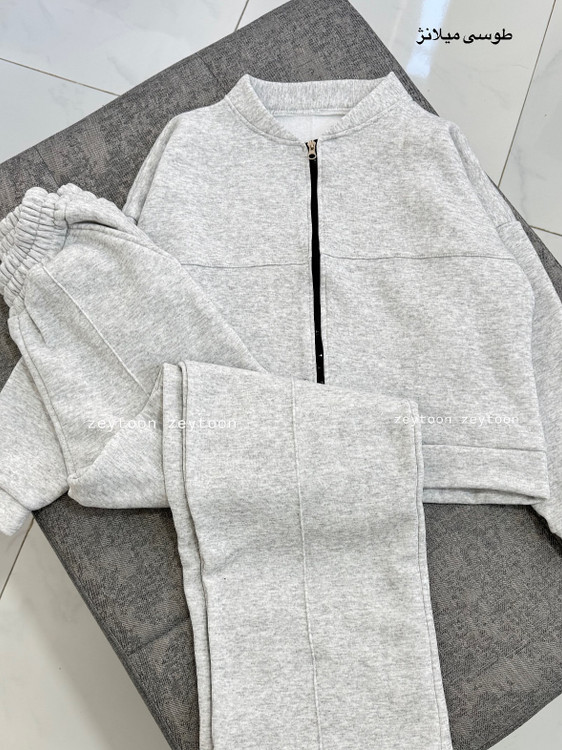 بامبر شلوار رنگ طوسی