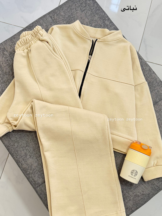 بامبر شلوار رنگ نباتی