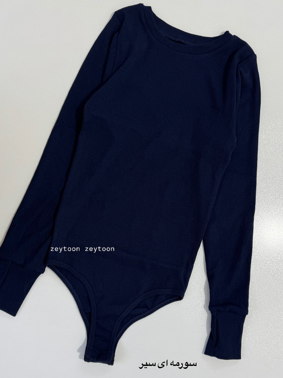 بادی استین بلند مشکی