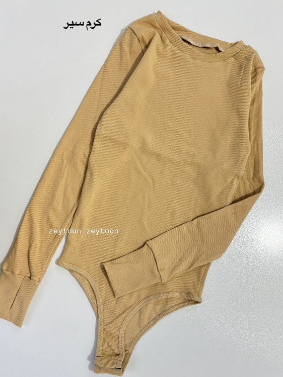 بادی استین بلند کرم