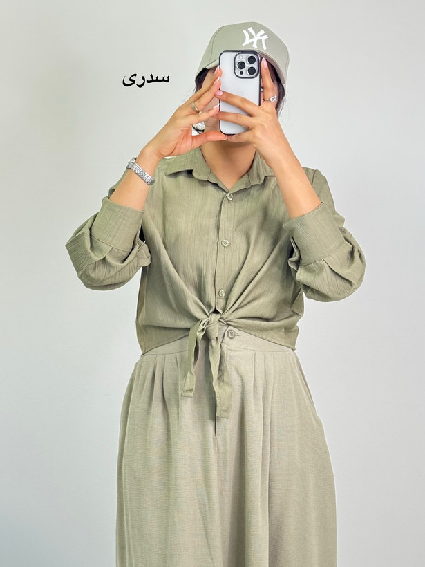 شومیز گره ای سدری