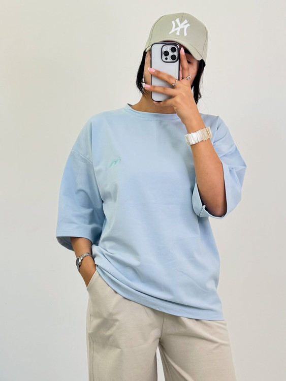 تیشرت باکسی ابی پاستیلی