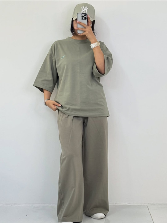 تیشرت باکسی سدری