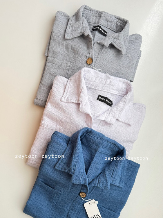 شومیز کنفی حصیری