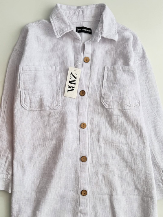 شومیز کنفی سفید