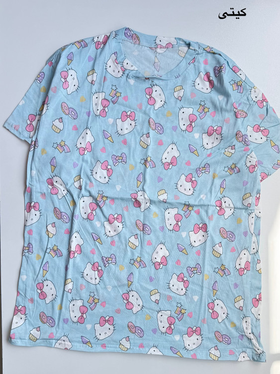 تیشرت نخ پنبه کیتی