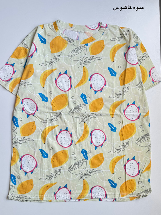 تیشرت نخ پنبه میوه کاکتوس