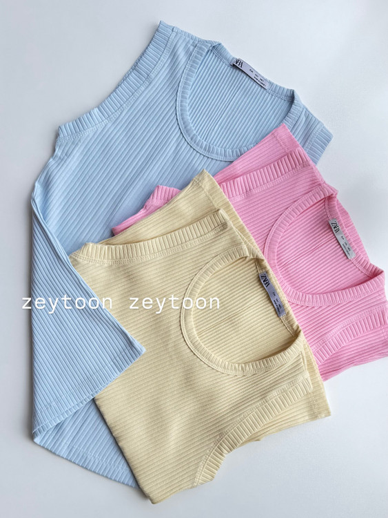 تاپ بلند یقه گرد کرکره ای