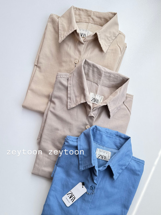 رنگ بندی شومیز بلند نیلوفر