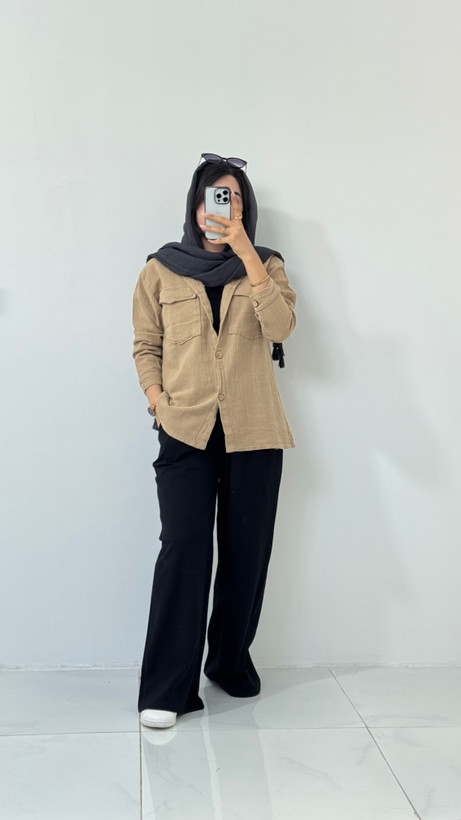 شومیز کنفی حصیری