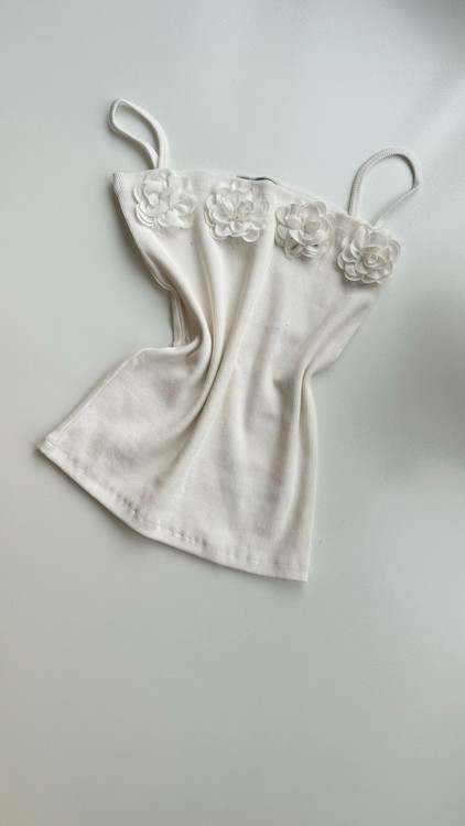 تاپ دکلته سفید