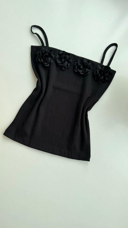 تاپ دکلته مشکی