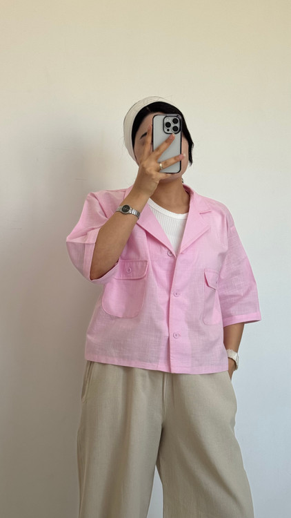 کت کراپ قهوه ای سوختهکت کراپ قهوه ای سوخته