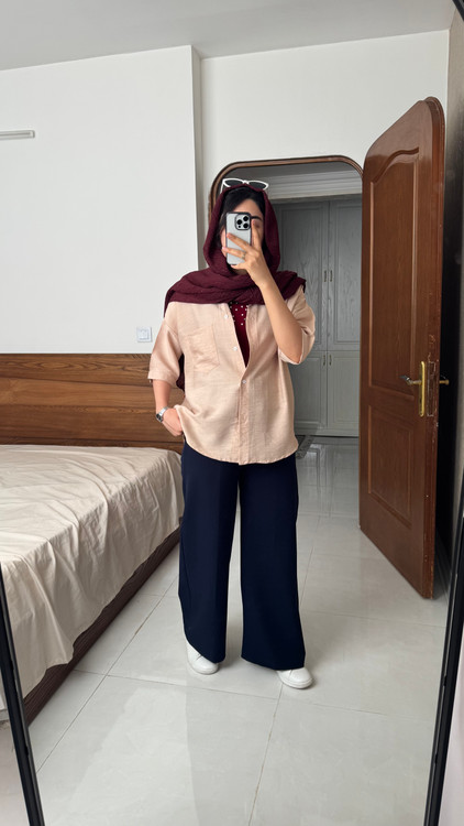 شومیز کوتاته بابوس کرم روشن