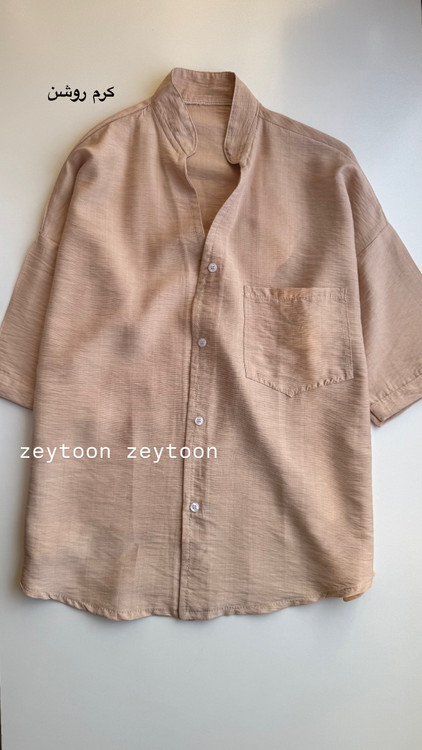 شومیز بیسیک کرم روشن