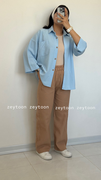 شلوار کنفی نسکافه ای