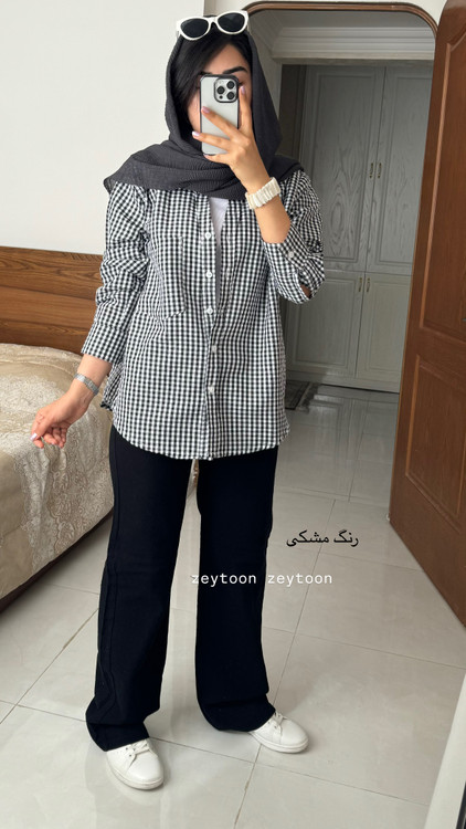 شلوار کنفی حصیری مشکی