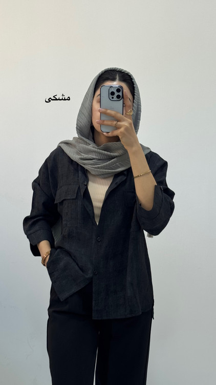 شومیز کوتاه سبز ماچا