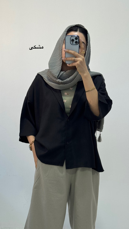 شومیز باکسی مشکی