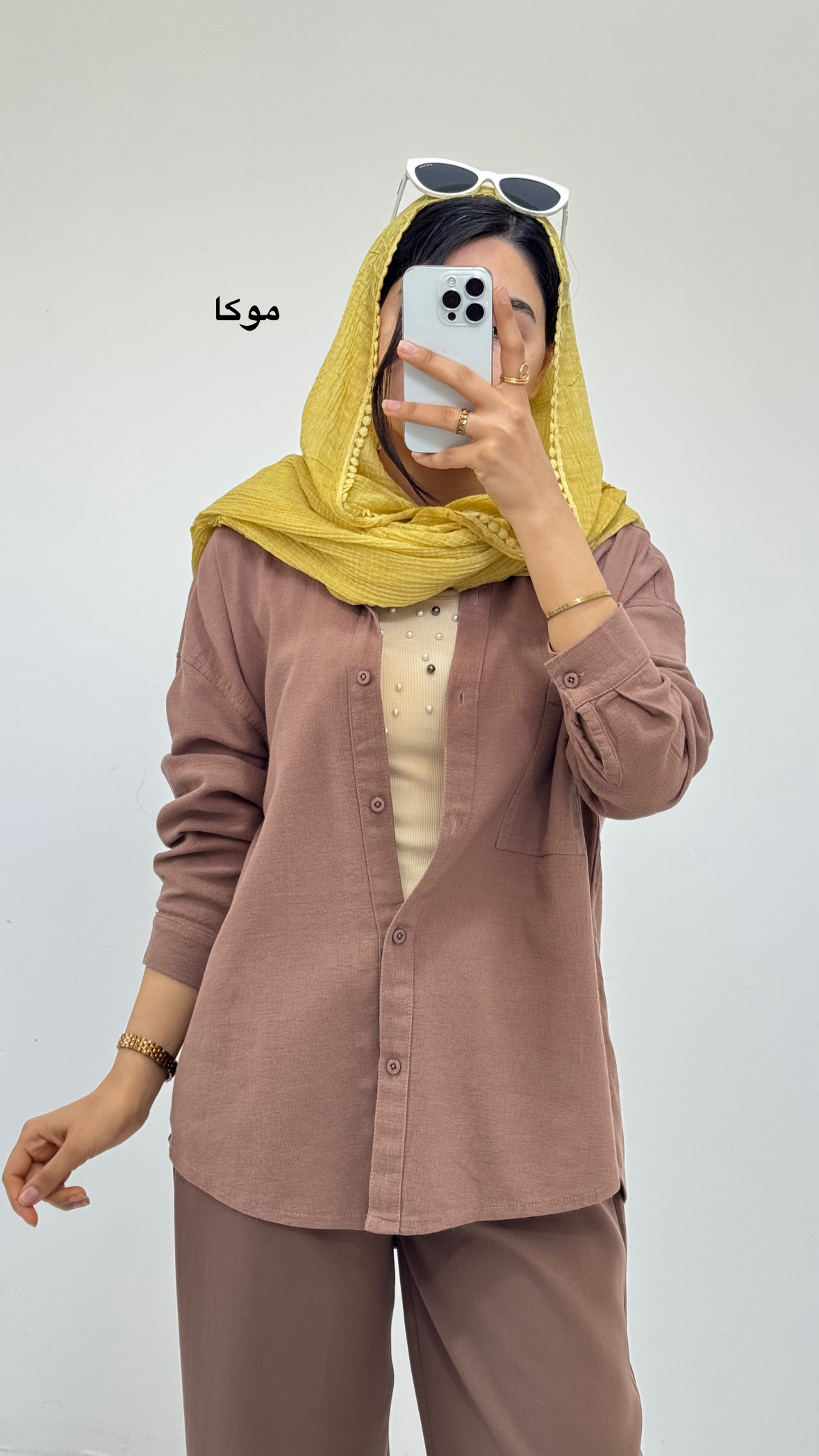 شومیز موکا خنک تابستونی