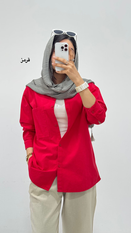 شومیز رنگی ساده