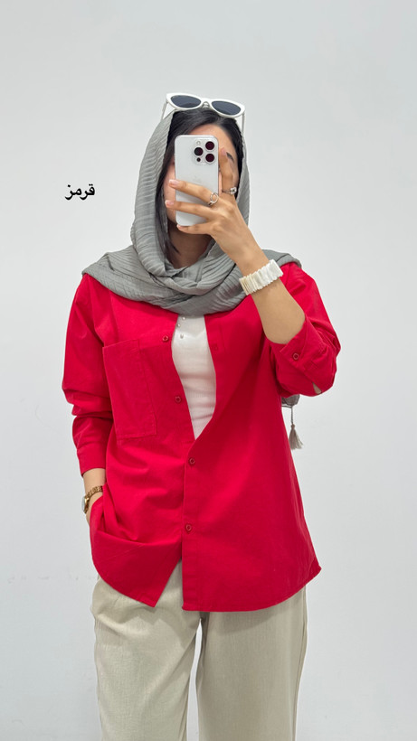 شومیز رنگی ساده