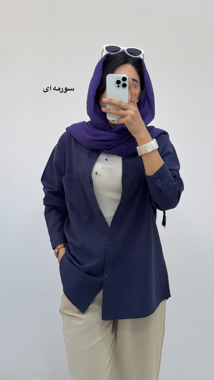 شومیز مانتویی لینن