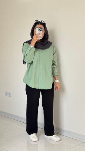 شلوار مشکی پارچه ای