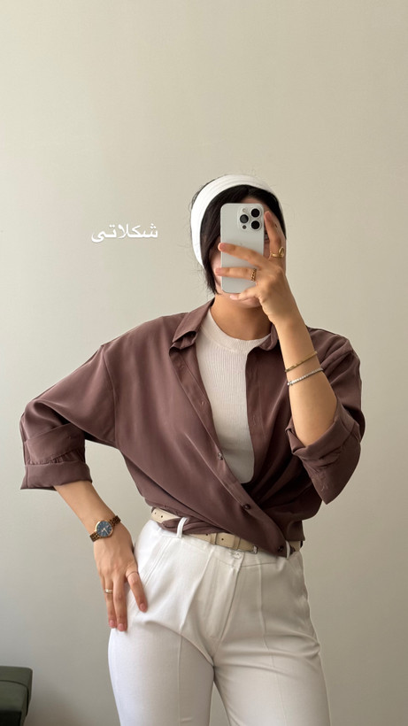 شومیز سلما سیلک ریزشی خنک تابستونی